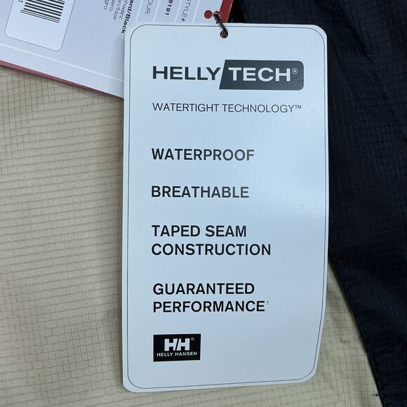 Helly Hensen Mens Update Packable Rain Jacket Size XL Ripstop Hooded Performance - Picture 9 of 16